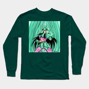 dragon shiryu in saint seiya cosmos cloth Long Sleeve T-Shirt